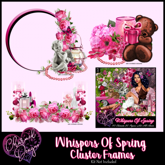 Whispers Of Spring Cluster Frames - Click Image to Close