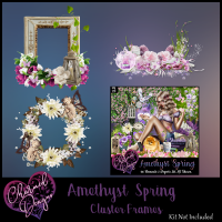 Amethyst Spring Cluster Frames