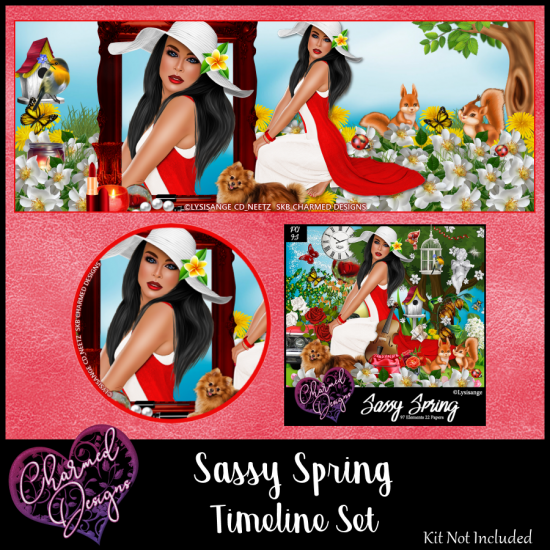 Sassy Spring Timeline Set - Click Image to Close