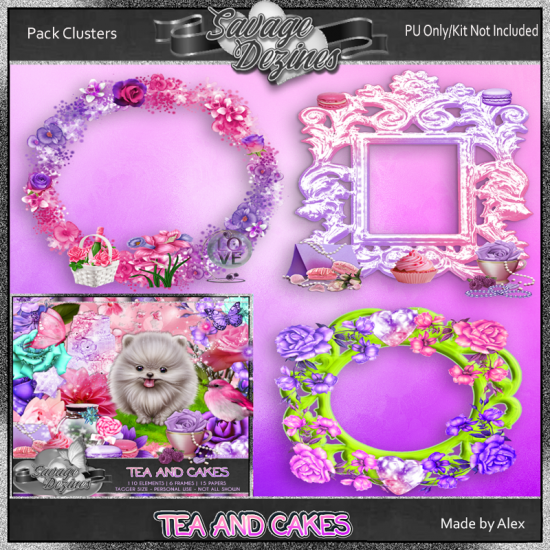 Tea and Cakes Clusters - Click Image to Close