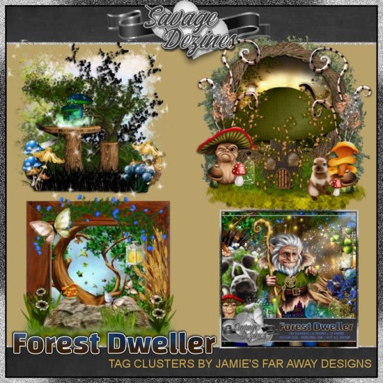 Forest Dweller Tag Clusters - Click Image to Close