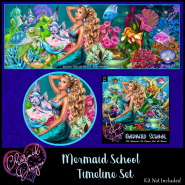 Mermaid School Timeline Set