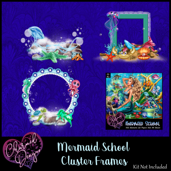 Mermaid School Cluster Frames - Click Image to Close