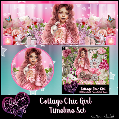 Cottage Chic Girl Timeline Set