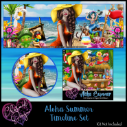 Aloha Summer Timeline Set