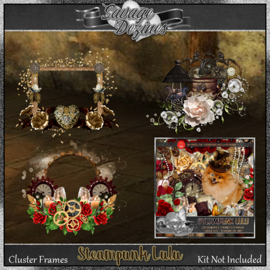 Steampunk Lulu Clusters - Click Image to Close