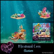 Mermaid Cover Cluster Embellishments