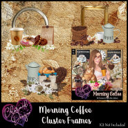 Morning Coffee Cluster Frames