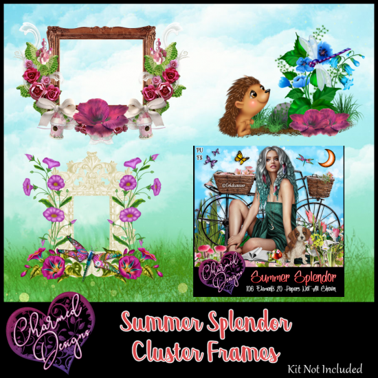 Summer Splendor Cluster Frames - Click Image to Close