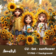 CU - Set - sunflower