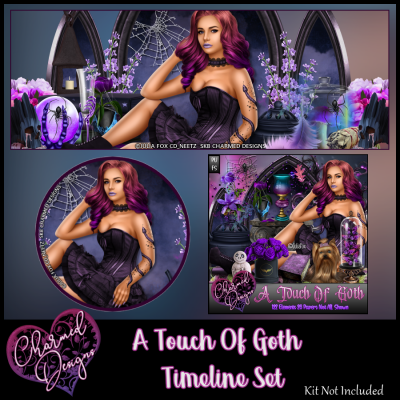 A Touch Of Goth Timeline Set