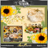 Sunflower Embellishments