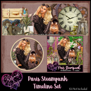 Paris Steampunk Timeline Set