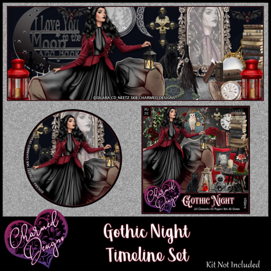 Gothic Night Timeline Set - Click Image to Close