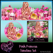 Pink Princess Timeline Set