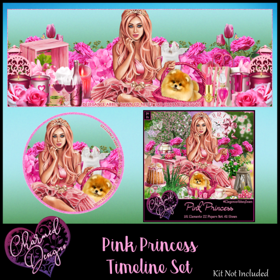 Pink Princess Timeline Set - Click Image to Close