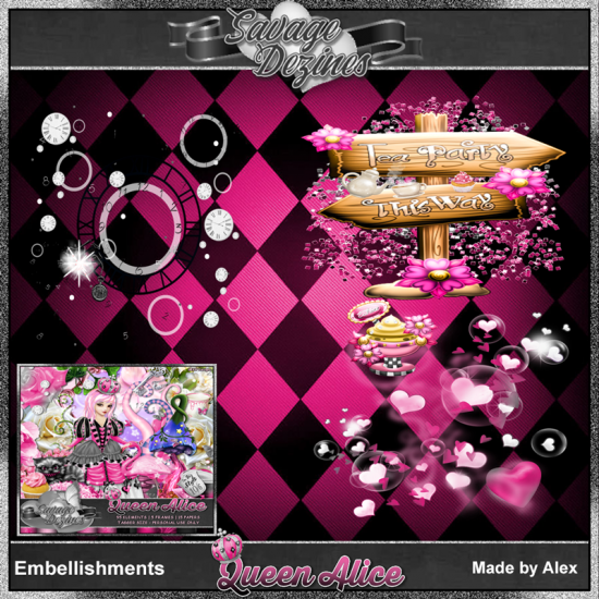 Queen Alice Embellishments - Click Image to Close