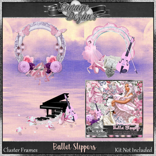 Ballet Slippers Clusters - Click Image to Close