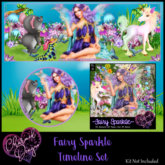 Fairy Sparkle Timeline Set - Click Image to Close