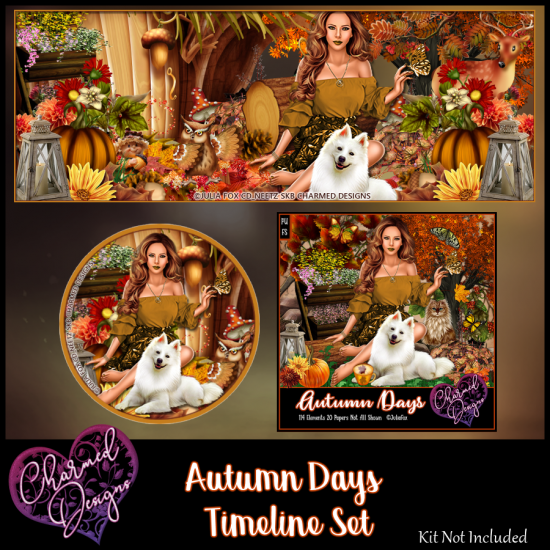 Autumn Days Timeline Set - Click Image to Close