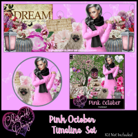 Pink October Timeline Set