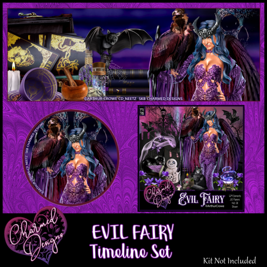 Evil Fairy Timeline Set - Click Image to Close