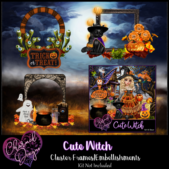 Cute Witch Clusters - Click Image to Close