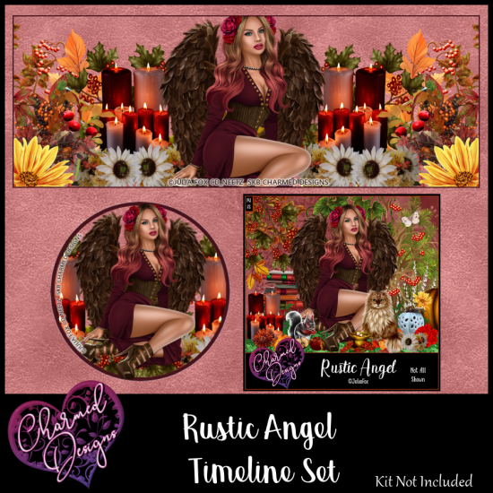 Rustic Angel Timeline Set - Click Image to Close