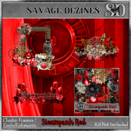 Steampunk Red Clusters
