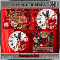 Steampunk Red Timeline