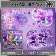 Lavender Embellishments