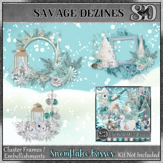 Snowflake Kisses Clusters - Click Image to Close