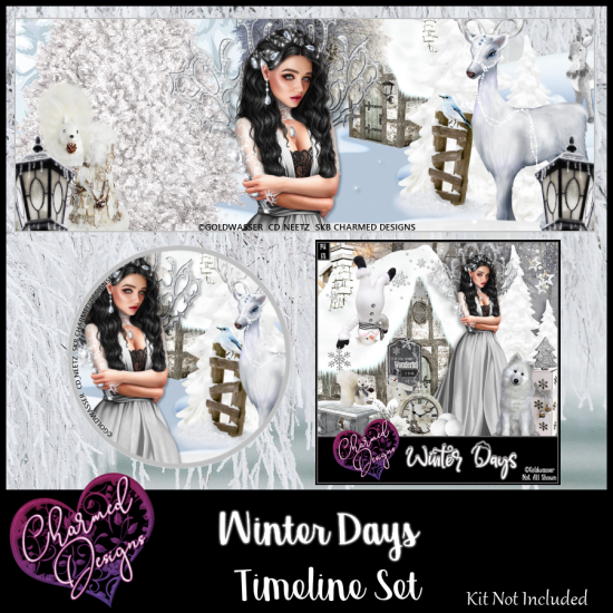 Winter Days Timeline Set - Click Image to Close