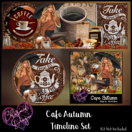 Cafe Autumn Timeline Set