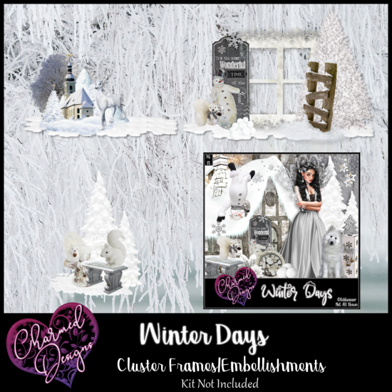 Winter Days Clusters - Click Image to Close