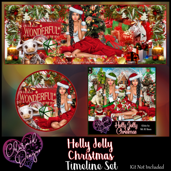 Holly Jolly Christmas Timeline Set - Click Image to Close