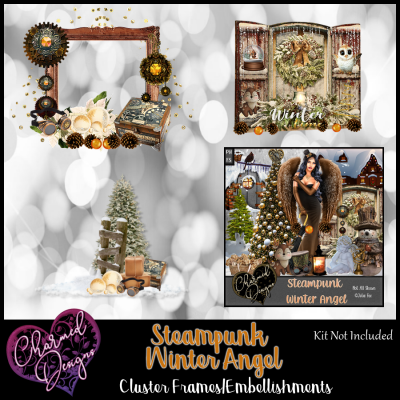 Steampunk Winter Angel Clusters 2