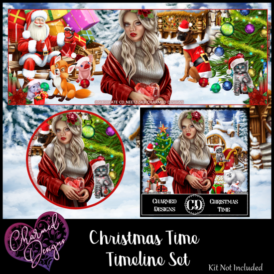 Christmas Time Timeline Set - Click Image to Close