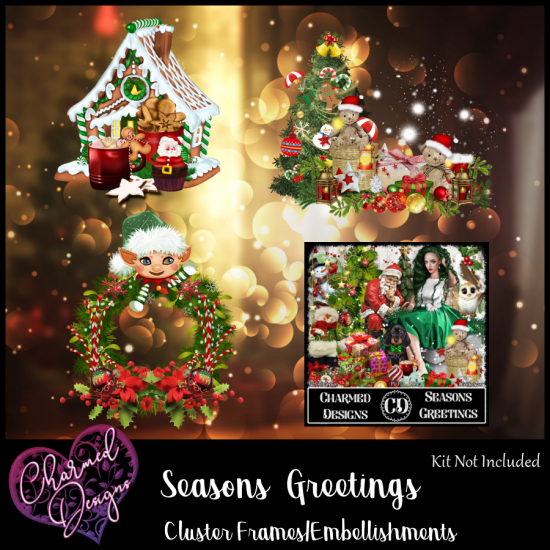 Seasons Greetings Clusters 2 - Click Image to Close