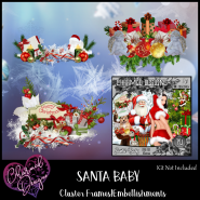 Santa Baby Clusters/Embellishments 2