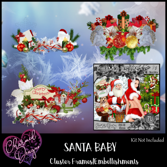 Santa Baby Clusters/Embellishments 2 - Click Image to Close