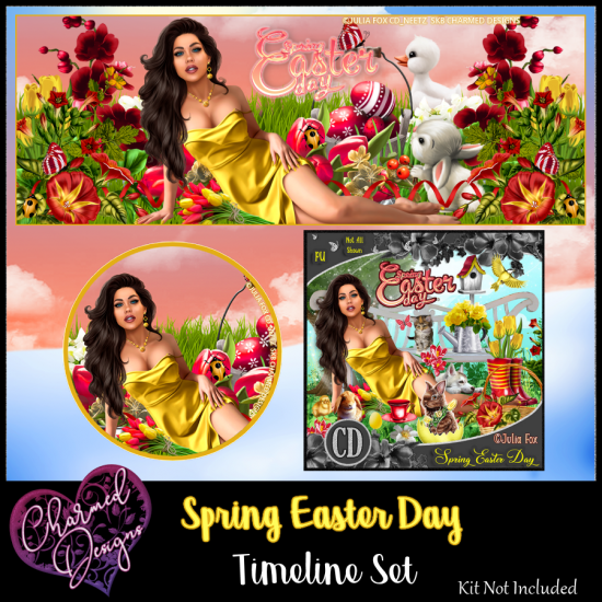 Spring Easter Day Timeline Set - Click Image to Close