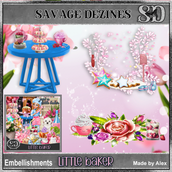 Little Baker Embellishments - Click Image to Close