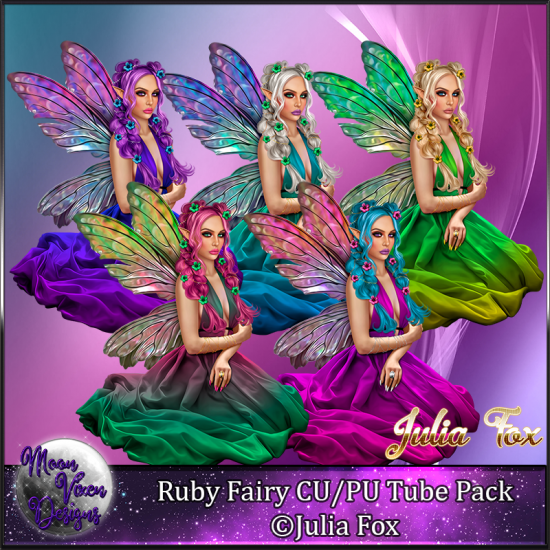 Ruby Fairy CU/PU Tube Pack - Click Image to Close