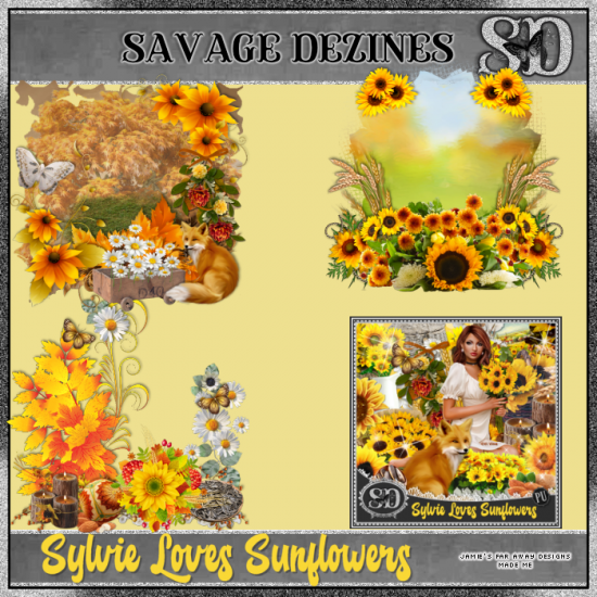 Slyvie Loves Sunflowers CF 1 - Click Image to Close