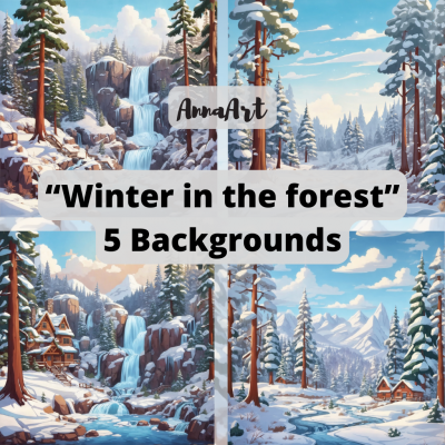 Winter in the forest