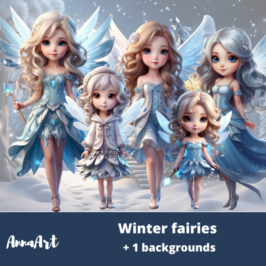 CU - Winter fairies - Click Image to Close