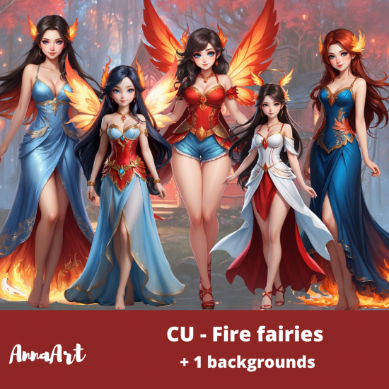 CU - Fire fairies - Click Image to Close