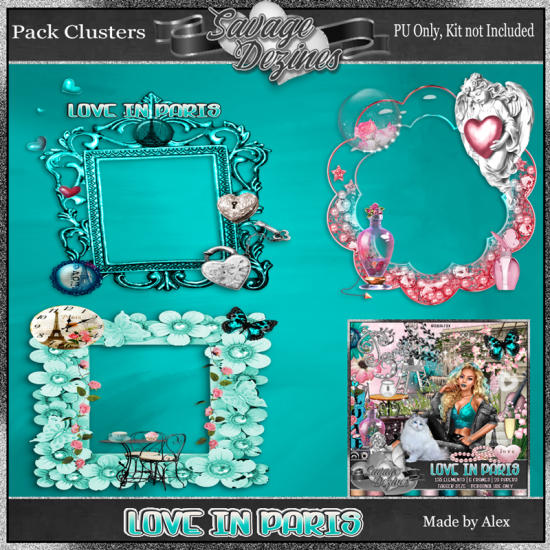 Love In Paris Clusters 3 - Click Image to Close