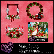 Sassy Spring Cluster Frames